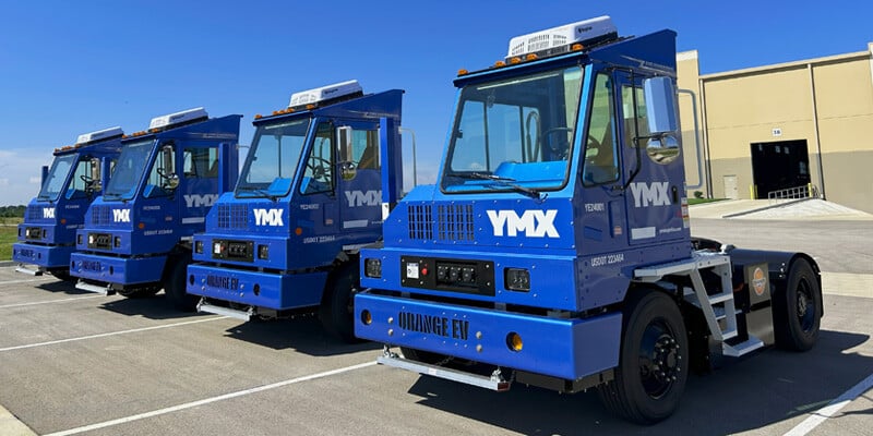 EV yard trucks zero emission YMX